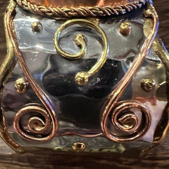 Artisan 2-Inch Wide Lapis Lazuli Cuff Bracelet, Adjustable‎ Mixed Metals, Gift R - Picture 7 of 13